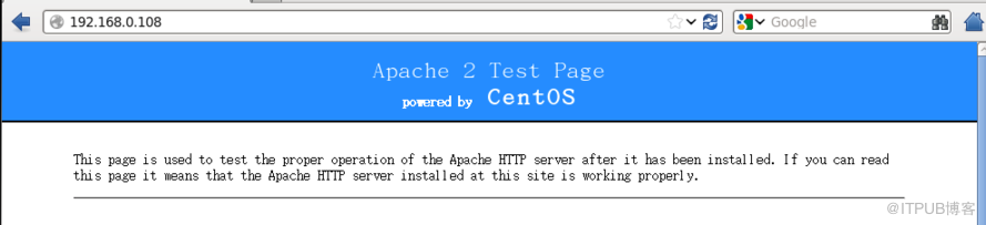 Linux服务器安装apache的过程
