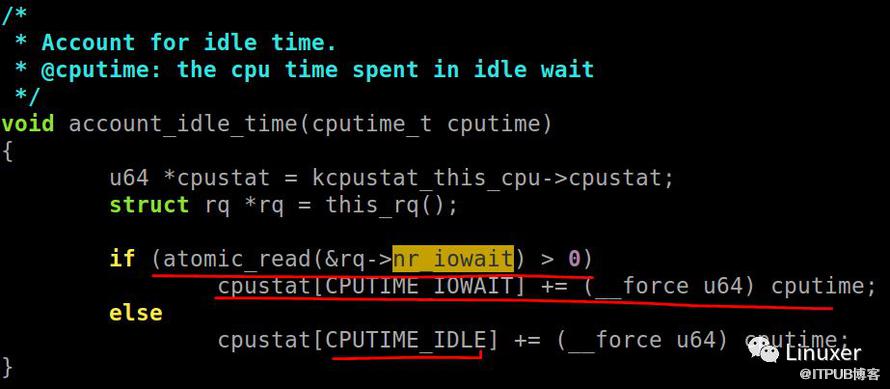 如何进行Linux Kernel iowait 时间的代码原理分享