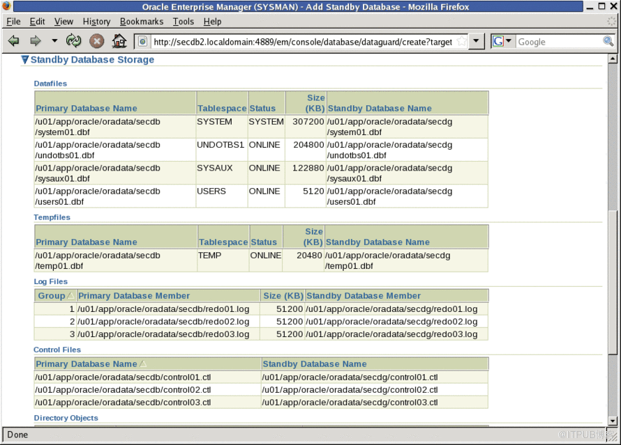 【DataGuard】使用Grid Control快速部署Oracle物理Data Guard