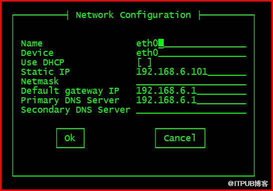 system-config-network怎么配置網卡訪問外網