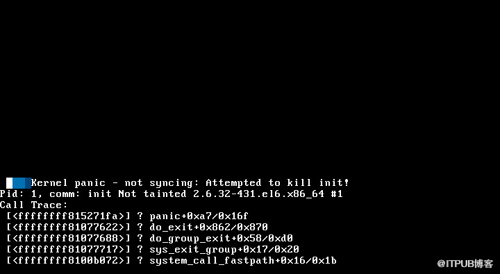 Linux中误删libc提示Kernel panic not syncing: Attempted to kill init的解决办法