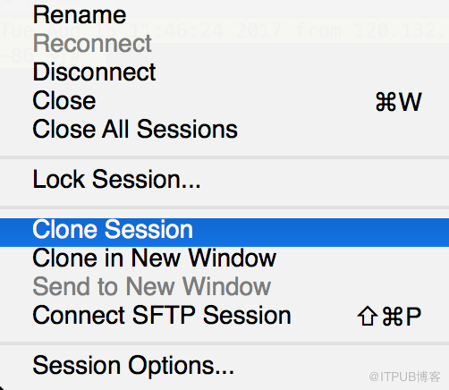 iTerm2 for mac配置克隆会话功能