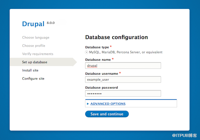 怎么安装和配置Drupal8