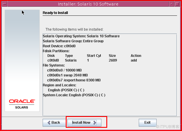 【Solaris】Virtualbox 安装 Oracle Solaris 10(二) 图形化安装操作系统