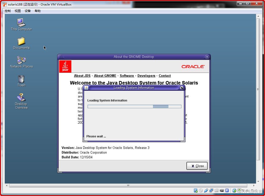 【Solaris】Virtualbox 安裝 Oracle Solaris 10(二) 圖形化安裝操作系統(tǒng)