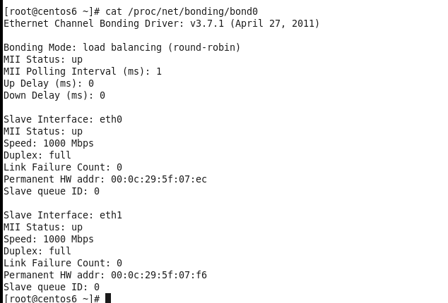 如何进行centos6.8配置多网卡绑定