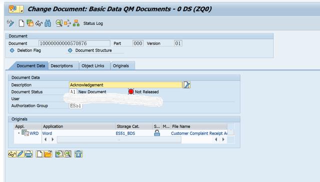 SAP QM 如何在SAP系统里审批挂在Quality Notification里的document？