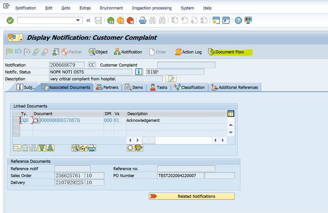 SAP QM Quality Notification的凭证流怎么实现