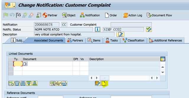 SAP QM 如何将一个附件挂在一个Quality Notification单据上？