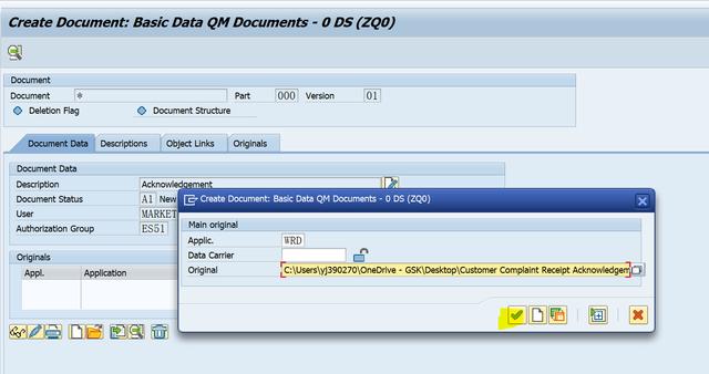 SAP QM 如何将一个附件挂在一个Quality Notification单据上？
