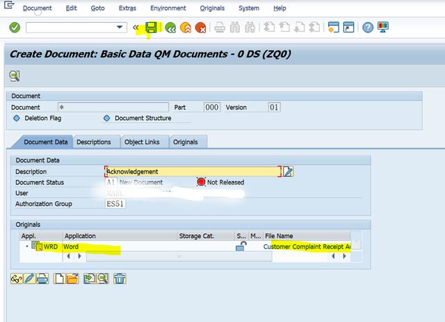 SAP QM 如何将一个附件挂在一个Quality Notification单据上？