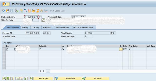 SAP怎么从QI库存里退货给Vendor