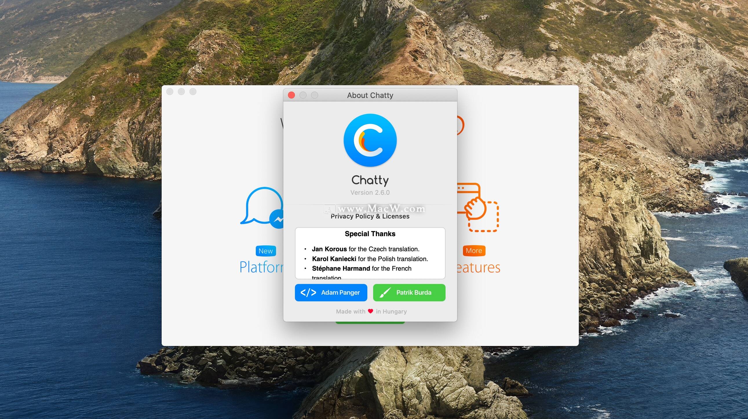 Chatty for Mac(mac聊天社交辅助工具) v2.6.0激活版