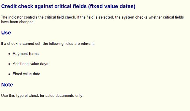 SAP SD自动信用控制怎么实现