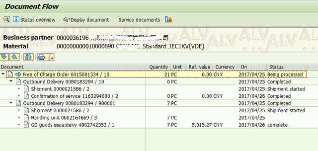 SAP SD基础知识之免费订单