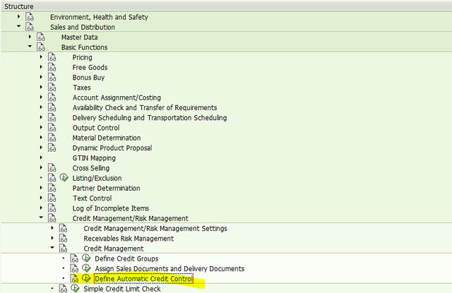 SAP SD怎么维护中央信贷主数据