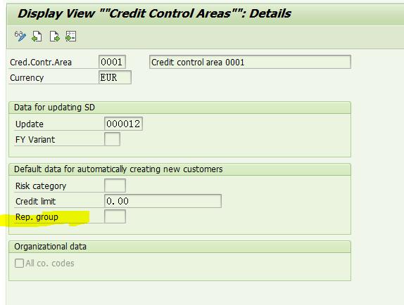 SAP SD如何维护信用范围数据