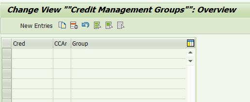 SAP SD如何维护信用范围数据