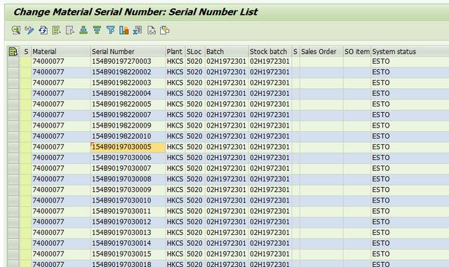 SAP MMBE库存数量与在库序列号数量差异怎么处理