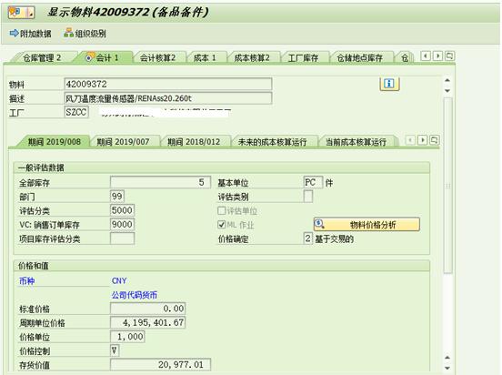 「SAP技术」为正常库存管理的物料做成本中心采购会是什么结果？