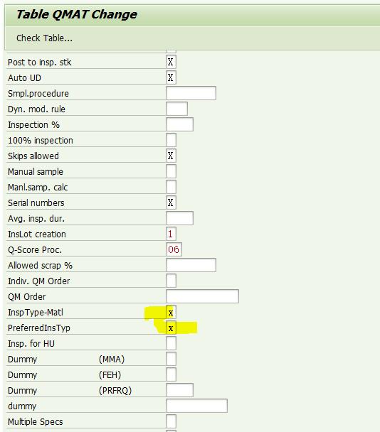 SAP的STOCK TYPE沒(méi)有默認(rèn)為X怎么辦