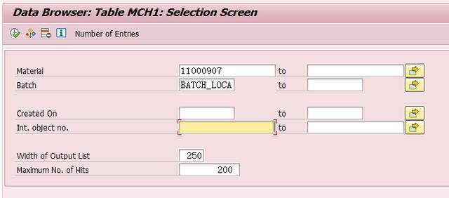 SAP MCH1表和MCHA表更新逻辑的示例分析