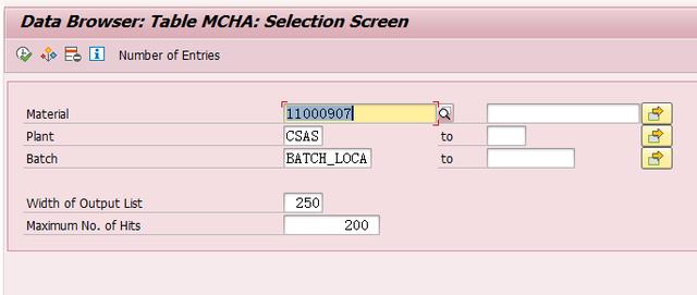 SAP MCH1表和MCHA表更新逻辑的示例分析