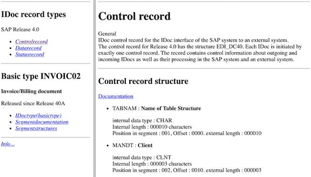 Composition and Structure of an INVOIC IDoc in SAP ERP