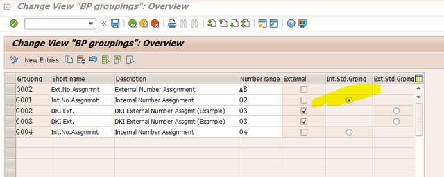 SAP S4HANA 账户组的配置里'Int.Std.Grping'选项没勾选导致ABAP程序报错