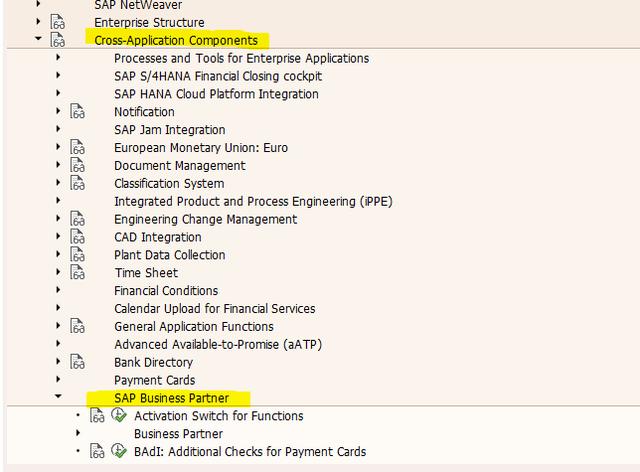 SAP S4HANA BP事务代码初始界面的ROLE和Grouping配置