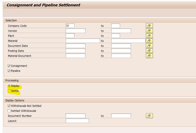 SAP MM MRKO功能里的Display与Settle功能之分离？