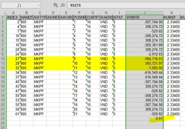 SAP MM MIGO过账报错 - 用本币计算的余额 - 之对策