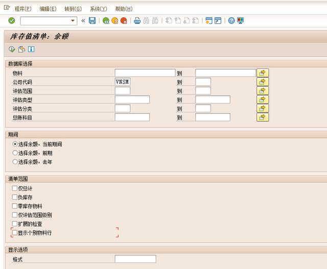 SAP MM MB5L事务代码中仅总计选项的示例分析