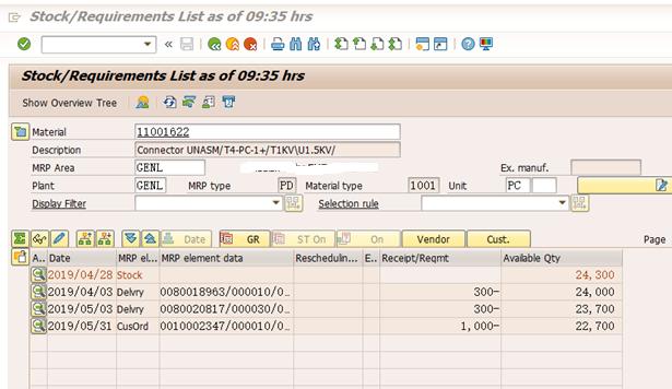 SAP MM Storage Location Missing in MD04 Result?