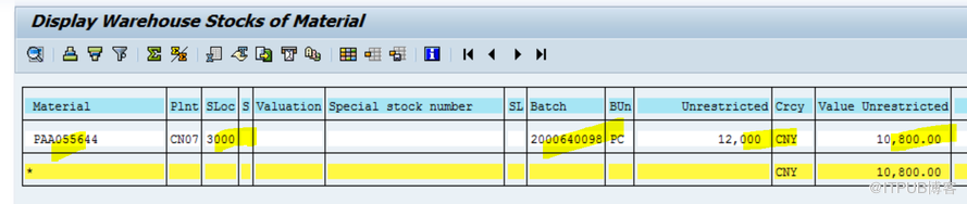 SAP MM MI01界面上的‘Freeze book inventory’标记该怎么理解