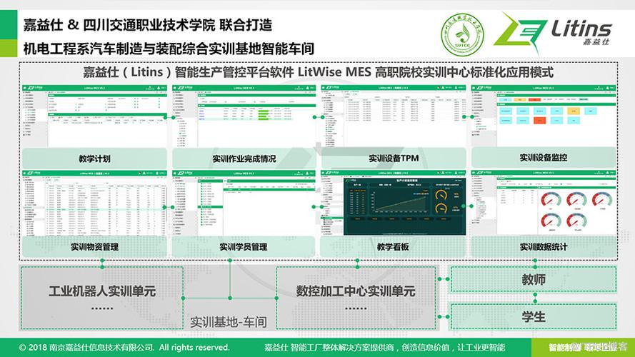 嘉益仕（Litins）助力四川交通職院，打造綜合實訓基地智能車間