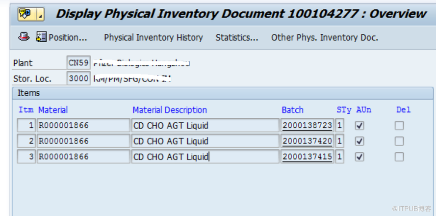 SAP MM盘点流程里怎么处理事务代码MI11 Recount过的盘点凭证