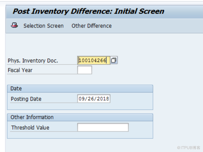 SAP MM 可以不用创建盘点凭证直接录入盘点结果？