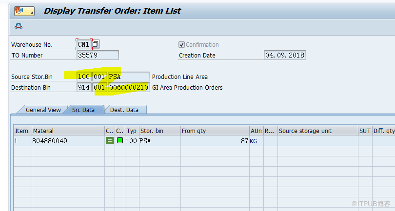 SAP WM 业务部门Unplanned工单消耗导致WM层面单据异常问题之分析