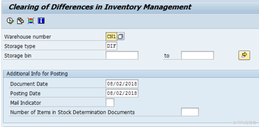 SAP WM LI21 clear difference之后的物料凭证不能取消！