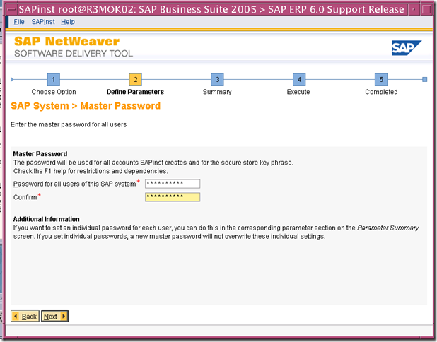 使用SWPM安裝 SAP ERP6.0 on solaris 10