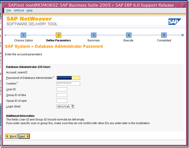 使用SWPM安裝 SAP ERP6.0 on solaris 10