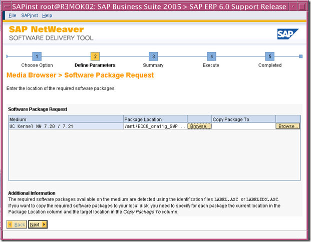 使用SWPM安装 SAP ERP6.0 on solaris 10