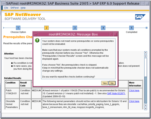 使用SWPM安装 SAP ERP6.0 on solaris 10