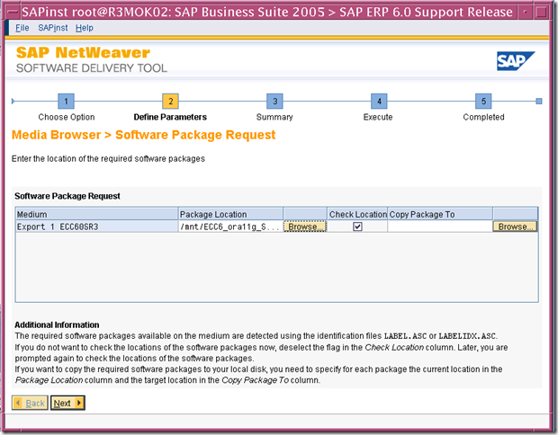 使用SWPM安裝 SAP ERP6.0 on solaris 10