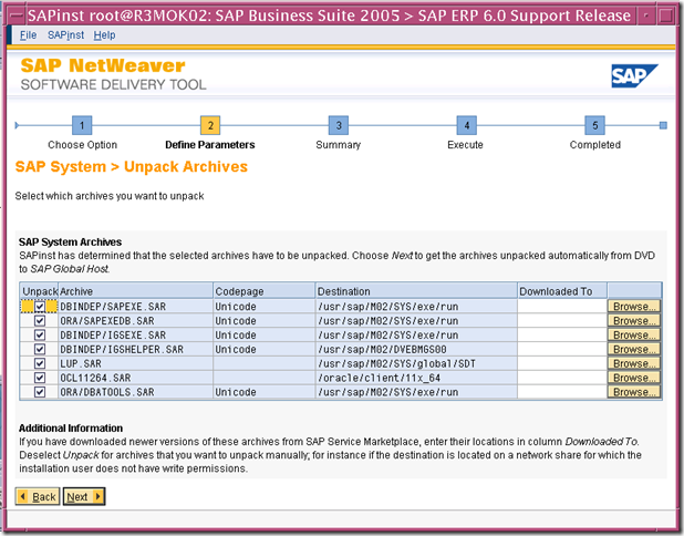 使用SWPM安裝 SAP ERP6.0 on solaris 10