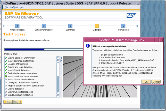 使用SWPM安装 SAP ERP6.0 on solaris 10