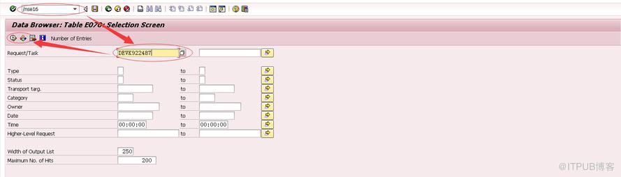 SAP-BASIS如何强制修改E070表的记录列值