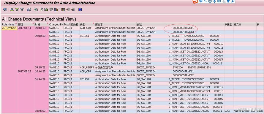 SAP-BASIS税码变更及如何进行账号角色变更跟踪查询