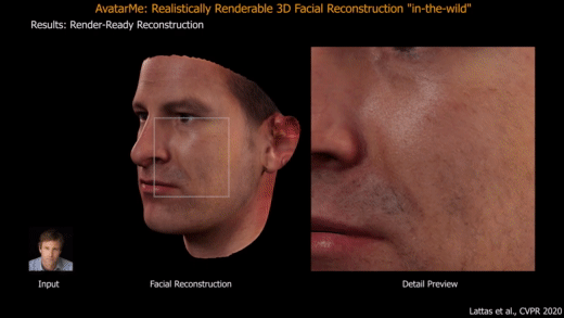 新AI技术现身顶会：只需一张大头照，就能生成逼真3D人脸
